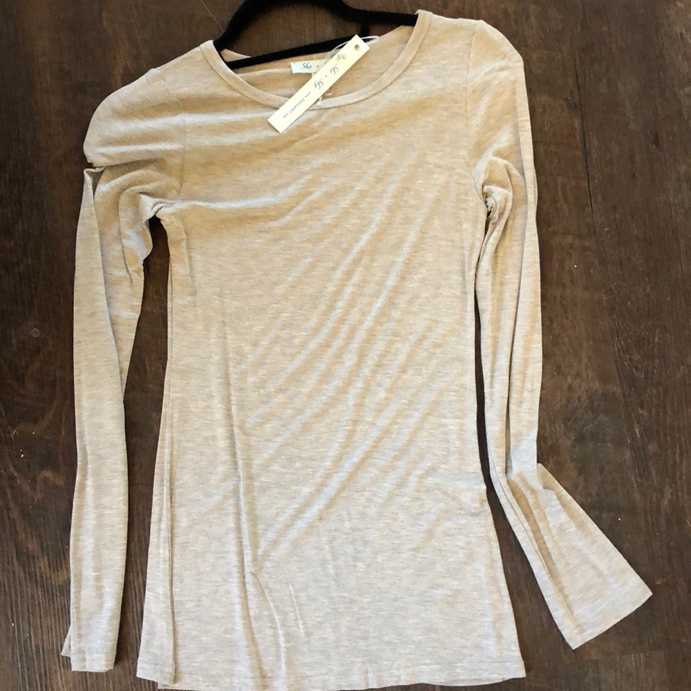 she + sky long sleeve
